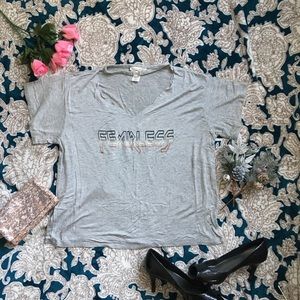 ✨‘Fearless’ Ombré Choker Cutout Tee